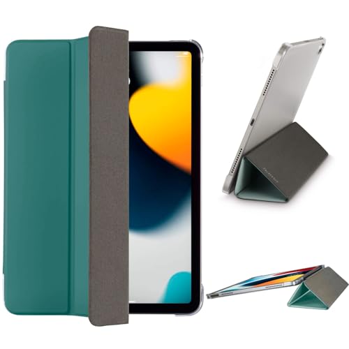 Hama Hülle für iPad Air 4. Generation 2020/5. Generation 2022 10,9 Zoll (aufklappbares Case für Apple Tablet, Schutz-Hülle mit Standfunktion, transparente Rückseite, magnetisches Cover) grün