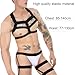 Mens Harness Belt Nylon Elastic Body Shoulder Strap Sexy Halter Club Wear Cosplay Costume Sexy Black Sissy Lingerie Adjustable Harness Men Belts Bondage Body