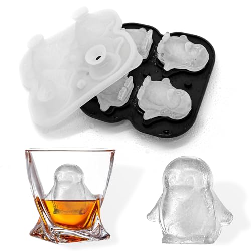 Siyoriot 3D Penguin Ice Cube Mold cover