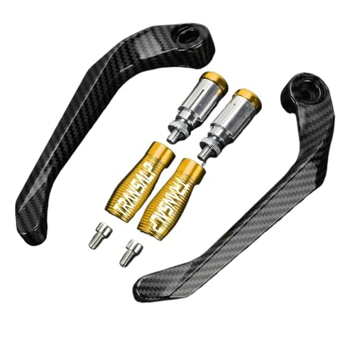 Protège-mains moto jaune Transalp XL700V pour voyager confortablement
