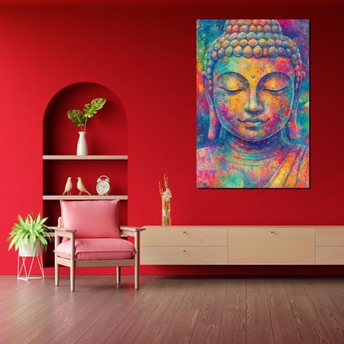 Art mural zen de Bouddha, impression sur toile de qualité