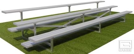 Gared 21' Fixed/Stationary Bleachers (4 Row)