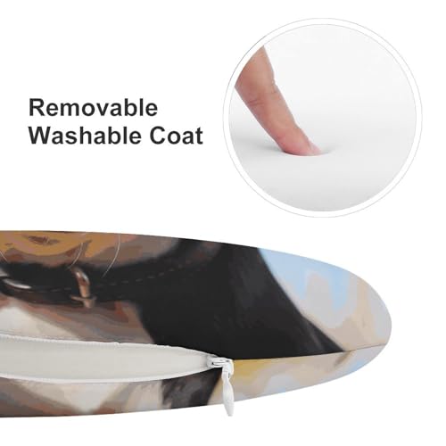 Coussin de sol de méditation ergonomique pour éviter les douleurs sur sol dur - 4