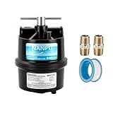 NANPU 1/2' NPT Sub-Micronic Compressed Air Filter Kit – 0.01 Micron Filtration for Spray Guns, Air Tools & CNC – Industrial Moisture & Oil Removal, 100 CFM