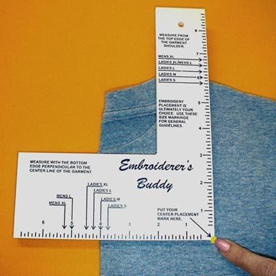 Mikash Embroiderers Buddy Machine Embroidery Placement Aid! Adult Sizes