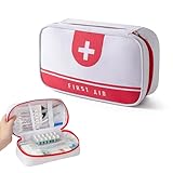Bncxdc Medikamententasche, Erste Hilfe Set Kinder, Reiseapotheke Tasche für Zuhause, Auto, Büro, Fahrzeug, Camping, Arbeitsplatz und Urlaub im Freien Reise Persönliche Erste Hilfe