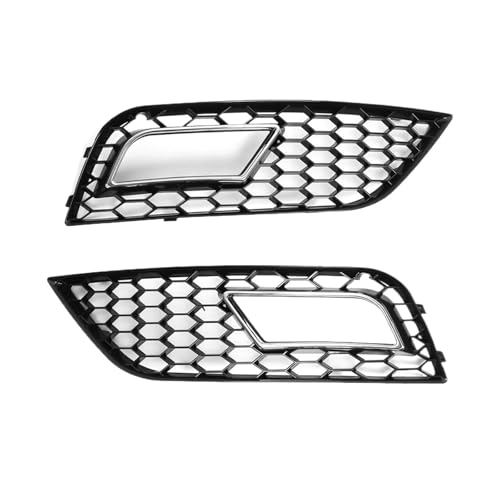 Calandres phares antibrouillard avant pour A4 B8.5 : rénovez votre pare-chocs style RS4 argent