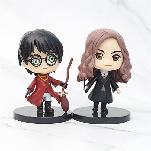 Image of AUGEN Harry Potter Set of 12 Action Figure Limited Edition for Car Dashboard, Decoration, Cake, Office Desk & Study Table (8.5cm)(Pack of 12)