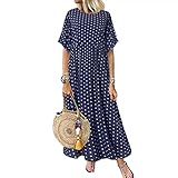 Vestido largo casual de verano para mujer, sin mangas, talla grande, con diseño de bloque de color que muestra un estilo casual para ti. Estilo de moda, estilo elegante, estilo único, estilo para mujer que te hace elegante, hermosa, elegante entre la multitud