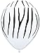 11pc Zebra Balloon Bouquet Happy Birthday Decoration Safari Jungle Animal Purple