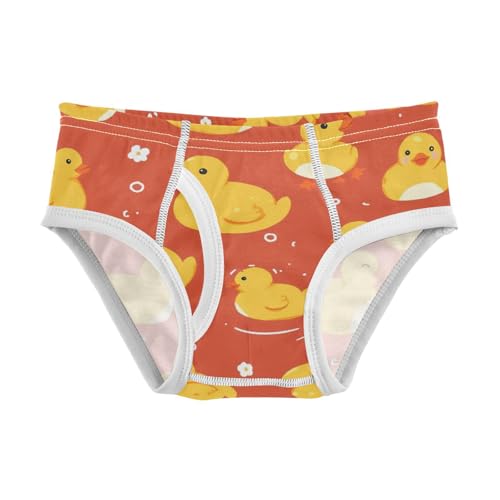KLL Cute Yellow Rubber Ducks Baby Boys Comfort Boxer Briefs Cute Children Panties