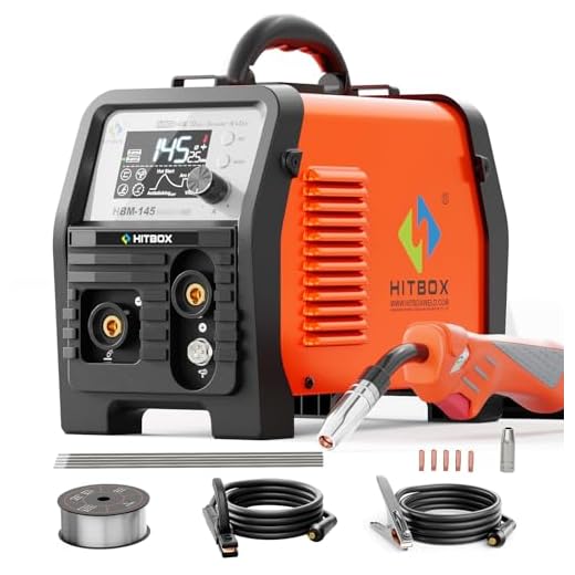 HITBOX 145A Gasless MIG Welder