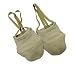 MIKIBANA Elastics Material Design Rhythmic Gymnastics Knitted Soft Shoes,Ballet Dance Half Socks Shoes Skin Color (Large)