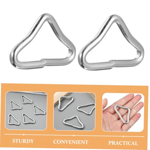 NOLITOY 25個 ??床用プロトランポリンリング 耐割れ三角バックル トランポリン交換部品 立簡単 屋外ジャンプサポート