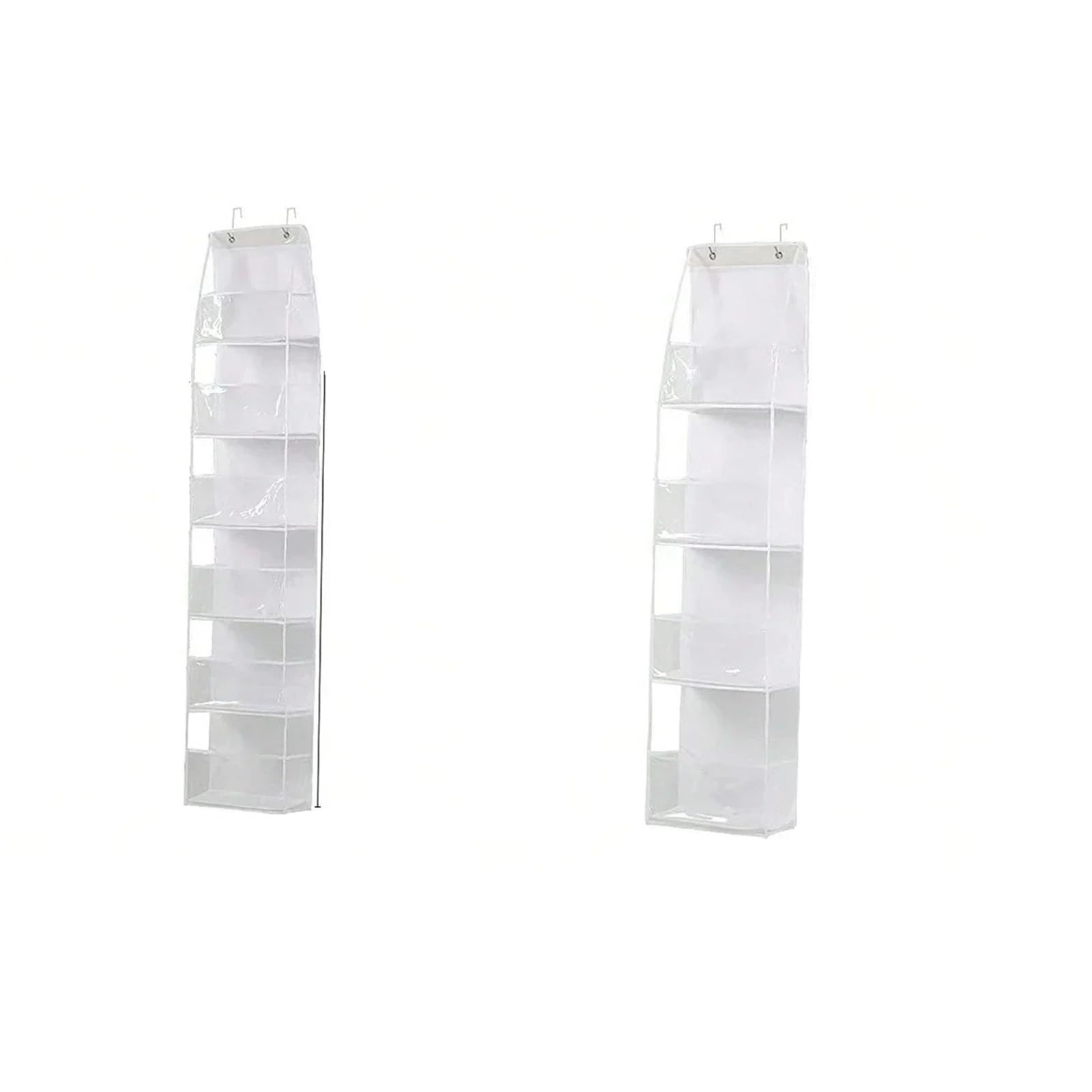portaoggetti da Appendere Borsa portaoggetti Multifunzionale a 4/6 Strati da Appendere Dietro la Porta for riporre Biancheria Intima, Reggiseni, Pantaloni e Vestiti(White 4th And 6th)