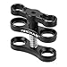 FEICHAO 1 Inch Underwater Diving Ball Butterfly Clip Standard Mount for Photography Diving Light Arm System Durable