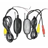 BW® - Trasmettitore e ricevitore video wireless a colori da 2,4 g, per telecamera di backup del veicolo/fotocamera anteriore