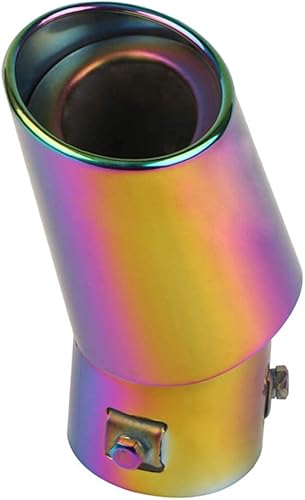 Miniatura 5 de idain Silenciador de escape universal de acero inoxidable con pernos para tubo de 38 a 23in de diámetro