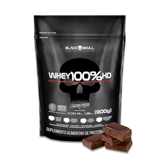 Whey 100% Black Skull HD Refil - Chocolate - 900g