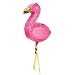 Juvale Small Tropical Flamingo Pinata, Summer, Luau, and Pool Party Supplies, 16 x 13 x 3 Inches