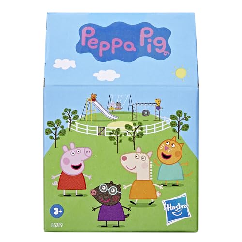 Peppa Pig Toys Peppa's Friends Surprise, 1 of 12 Greta Pig Figures for Collectors, Children's Toys