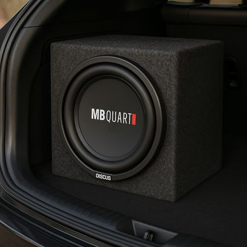MB Quart Discus 10 Inch 400W Shallow Mount 4 Ohm DVC Car Subwoofer, 2 Pack - image 7