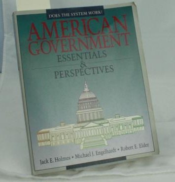 American Government: Essentials & Perspectives 0070297673 Book Cover