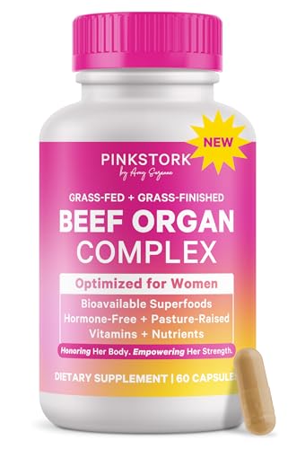 Pink Stork Beef Organ Supplement for Women |...