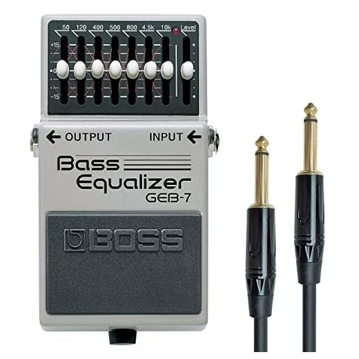 Boss GEB-7 - Pedal de efectos ecualizador de graves + cable jack keepdrum
