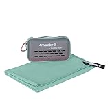 4Monster スポーツタオル アウトドア マイクロファイバー タオル コンパクト 速乾タオル ジムタオル フェイスタオル スイミングタオル 旅行 バスタオル