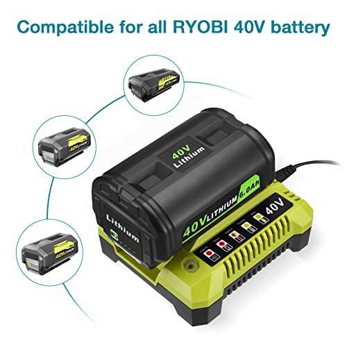 40V-60Ah-Li-ion-Replacement-Battery-Compatible-with-Ryobi-40v-Lithium-Battery-OP4040-OP401-40V-Charger-Kit-Compatible-with-All-Ryobi-40v-Lithium-Battery