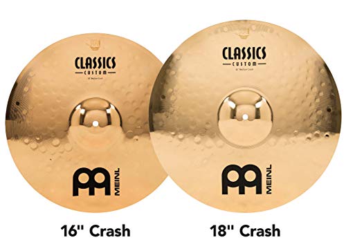 Meinl Cymbals CC4680-TRB Classics Custom Pack Triple Bonus Cymbal Box Set with FREE 8" Bell, FREE 10" Splash and FREE 12" Trash Splash (VIDEO) - Thumbnail 3