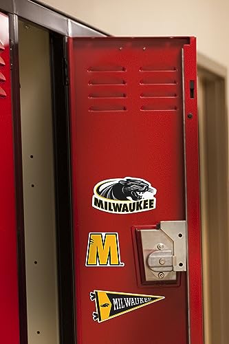 Image of University of Wisconsin Milwaukee 8ct Vinyl Large Deluxe Stickers Variety Pack - Laptop, Water Bottle, Scrapbooking, Tablet, Skateboard, Indoor /Outdoor - Set of 8