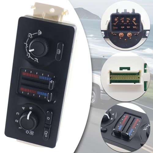 599-210XD Climate Control Module AC Heater HVAC Panel Compatible with 2003-2007 Chevy Silverado Tahoe Suburban Avalanche Trailblazer, GMC Sierra Yukon Envoy, Cadillac Escalade Climate Control Module