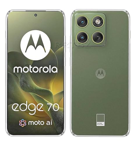 Image of Soft Silicone TPU Back Cover Compatible with Motorola Edge 70 5G