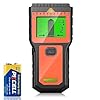 Rilevatore Tubi e Cavi Elettrici - Scanner Multifunzione con Display LCD e Allarme Sonoro, Rilevatore di Fili per Legno, Cavi AC, Metallo, Travetti e Tubi, Arancione