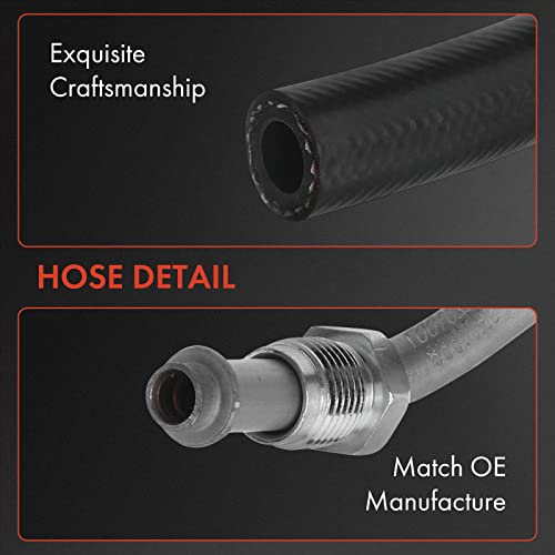 A-Premium Power Steering Return Line Hose Assembly Compatible with Jeep Cherokee, Wagoneer, Grand Wagoneer, J10/J20 & Chevrolet Malibu & Ford & GMC & Isuzu & Oldsmobile, with O-ring - Thumbnail 5