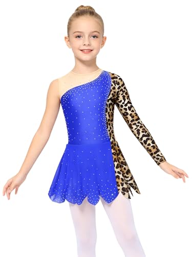 Robe de danse léopard fille et tenue de ballet pour entraînement au studio