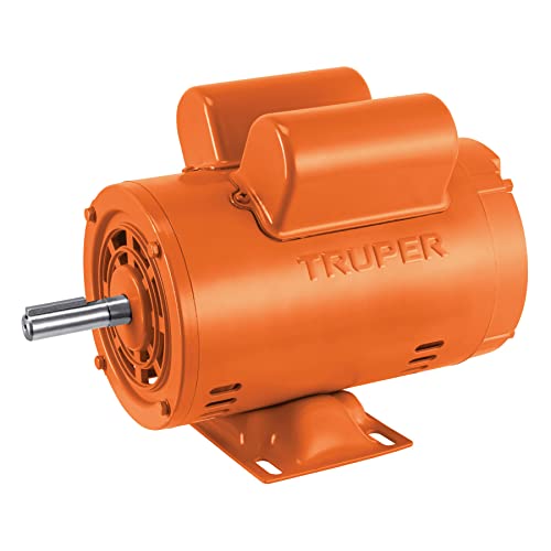 Truper MOE-3/4B, Motor eléctrico monofásico de 3/4 HP, baja velocidad, servicio continuo y reversible