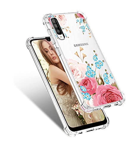 Starhemei for Galaxy A50 Case, Soft TPU Shock Absorption Flexible Gasbag Protection Case Cover for Samsung Galaxy A50 (Penoy)