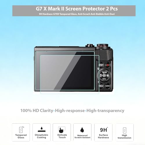 Funda para cámara Canon G7X Mark II de silicona flexible miniatura 6