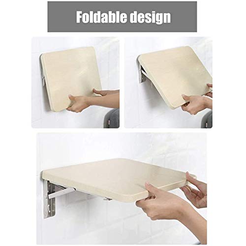 Bureau d'ordinateur pliant en bois, la solution de table murale pour studio et chambre - 3