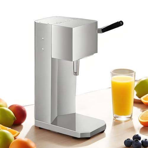 Electric Citrus Juicer - Stainless Steel, 200W Quiet Motor, Interchangeable Blade Heads for Fresh Orange, Lemon, Grapefruit, Lime Juicing