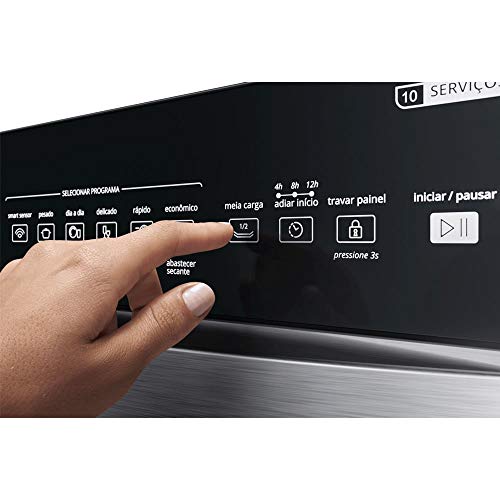 Lava-Louças 10 Serviços Brastemp Cor Inox com Ciclo Pesado - BLF10BR 220V