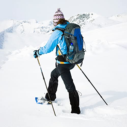 QH-Shop Guêtres de Randonnée Étanche Guêtres Neige Guêtres de Botte pour Homme y Femme Outdoor Randonnée Montagne Chasse Ski Escalade, 1 Paire Noire - Image 8