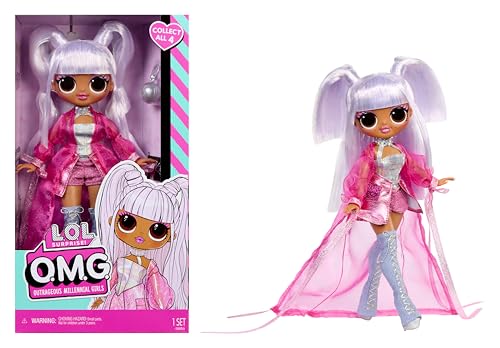 L.O.L. Surprise! OMG Doll - Kitty K - Incluye 1 Muñeca de Moda, Viene con Modas Fabulosas, Colecciona Las 4