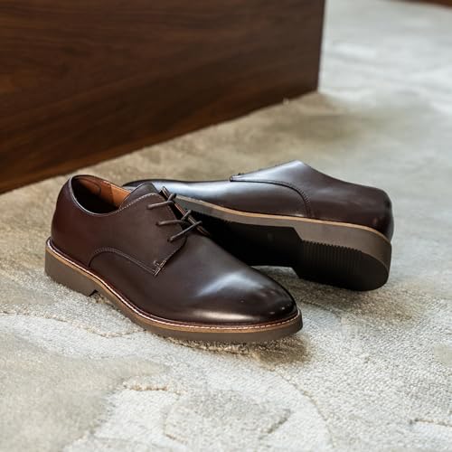 Image of Gunnar and Troy Sentinel Mens Oxford Dress Shoes, Multi-Colors & Sizes | Men's Wingtip Oxford Dress Shoes, Soft Leather Classic Lace-Up Modern Shoes