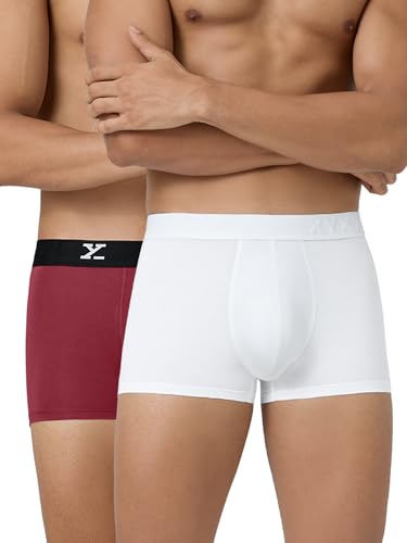 Image of XYXX Cloudsoft Micromodal Shuffle Trunks for Men, Pack of 2