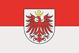 Deutsche Qualitätsware U24 Fahne Flagge Werben (Elbe) Bootsflagge Premiumqualität 150 x 250 cm