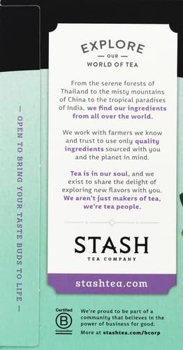 Miniatura 10 de Stash, Té verde y blanco de fusión, bolsas de té, 18 unidades